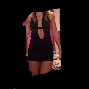 White Fox Boutique Black Backless Dress